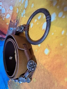 Antoniazzi Firenze Belt with Decorative Silver Accents